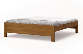 BMB KARLO s nízkymi čelami - masívna dubová posteľ 140 x 200 cm, dub masív