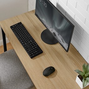 Dekorstudio Rohový počitačový stolík - Dub sonoma - LWD073B11