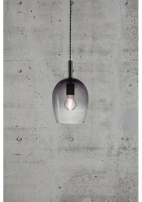 Nordlux - Závesný luster na lanku UMA 1xE27/40W/230V Ø 18 cm čierna/dymová