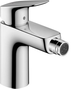 Hansgrohe Logis, bidetová batéria 100 s odtokovou garnitúrou s tiahlom, chrómová, HAN-71200000