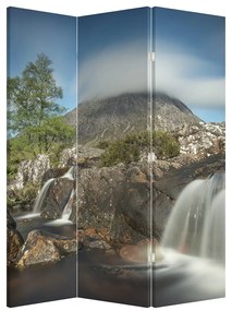 Paraván - Vodopády a hory (126x170 cm)