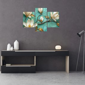 Obraz - 3D magnólia (90x60 cm)