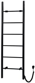 Sapho Sapho, KARBO elektrický sušiak uterákov, guľatý, 500x1600mm, 120 W, čierna matná, KB905