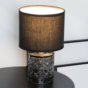 Pauleen Crystal Glow stolová lampa, podstavec sklo