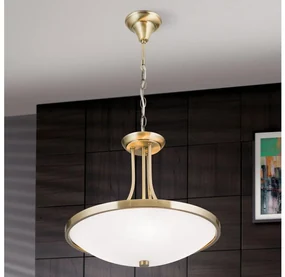 Orion HL 6-1521/3 - Luster na reťazi AIDA 3xE27/60W/230V pr. 39,5 cm mosadz OR0197