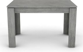 Jedálenský stôl Inter 120x80 cm, šedý betón