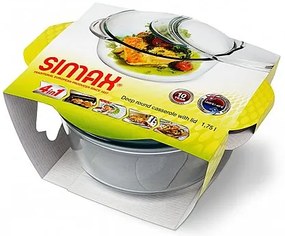 Simax Pekáč hlboký s okrúhlym vekom 2,8 + 0,5 l