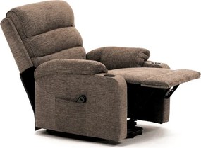 Polohovacie kreslo béžové, elektrické TV-S8348 CRM2
