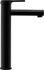 Rea Pixel, vysoká umývadlová batéria h-275, čierna matná, REA-B6214