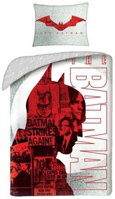 HALANTEX Obliečky Batman silueta Bavlna, 140/200, 70/90 cm