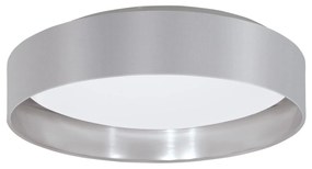 EGLO LED prisadené stropné osvetlenie MASERLO 2, 24W, teplá biela, 38cm, okrúhle, šedostrieborné