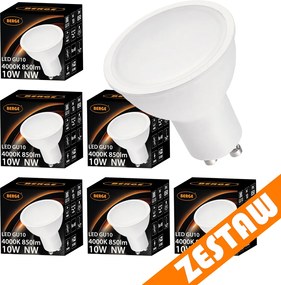 SADA 6x LED žiaroviek GU10 10W Premium
