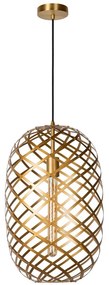 Lucide 21417/32/02 - Luster na lanku WOLFRAM 1xE27/60W/230V mosadz
