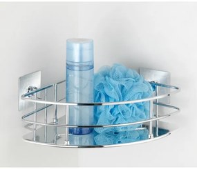 WENKO 23856800-Polica TURBO-LOC QUADRO ED. 27,5x19,3 cm nerez/lesklý chróm