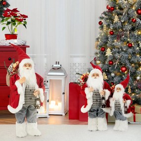 VIANOČNÁ FIGÚRKA MIKULÁŠ 45 CM VIACFAREBNÝ