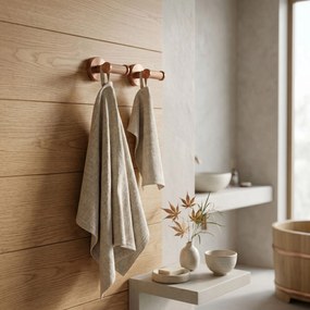 Rea Modern, dvojitý vešiak, medená matná, Rea-98036