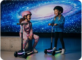 Ricokids Leddi LED balančná Kolobežka pre deti - čierna