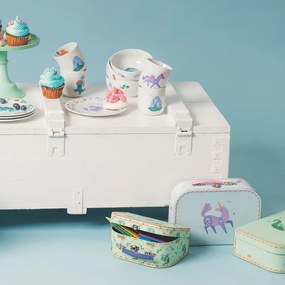 Bella Rose Detský porcelánový tanier Jednorožec Ø 19 cm