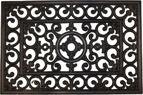 Home Elements Gumová rohožka černá 40 x 60 cm