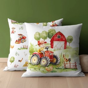 Detexpol Poťah na vankúšik 40x40 cm - Malá farma