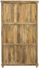 furniture-nabytek.cz - Rustikálna vitrina z masívneho dreva manga 100x180x45