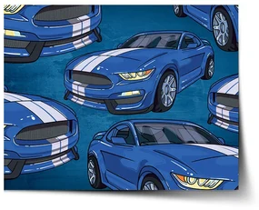 Sablio Plagát Mustang Pattern - 90x60 cm
