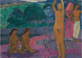 Obraz - Paul Gauguin, The Invocation, reprodukcia (70x50 cm)