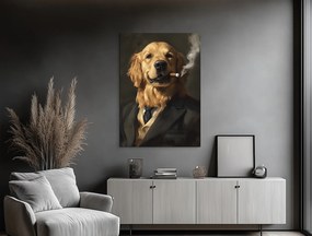 drevko |  Obraz Zlatý retriever s charizmou