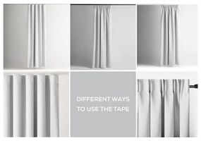 Biely zatemňovací termo záves 140x245 cm Pleat – Restilo