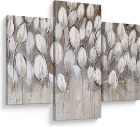 Obraz - Štruktúrované tulipány (90x60 cm)