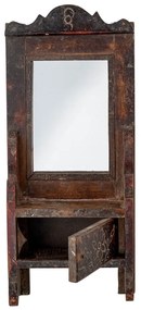 Nástenné zrkadlo s dreveným rámom 17,5x43 cm Sehar – Bloomingville