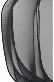 Čierne závesné svietidlo s textilným tienidlom ø 40 cm Plumeria – Light &amp; Living