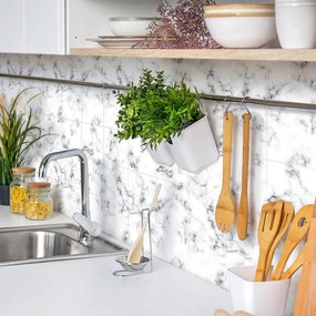 Samolepky na kachličky 24 ks 10x10 cm Marble – Ambiance