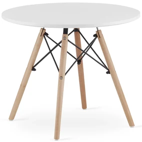 "Okrúhly stôl MAKSI 60 cm - biely" "9403 20 80 00"