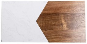 Servírovacia doska z dreva a mramoru GUSTA 30 cm