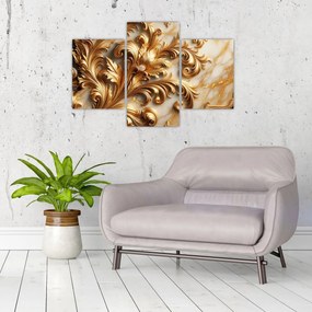 Obraz - Mramor so zlatom (90x60 cm)