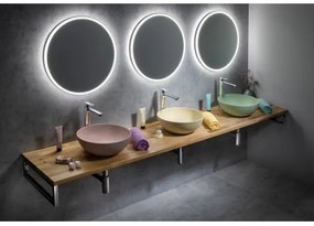 Sapho - Umývadlo na dosku FORMIGO Ø 39 cm betón/béžová