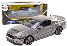 LEAN TOYS Auto Ford Shelby GT500 1:24 - strieborná