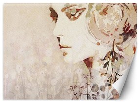 Fototapeta, Abstraktní žena na podzim - 100x70 cm