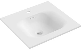 Mexen Vela, umývadlo na zapustenie 51 x 46,5 cm, biela matná, 25235001