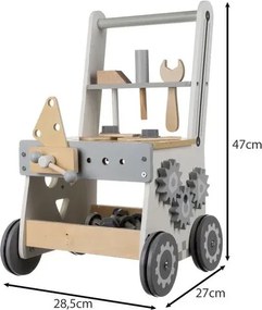 KRUZZEL Detská drevená dielňa 3v1 - Kruzzel