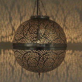 Luxusná strieborná lampa Tablo