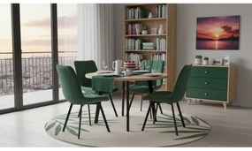 Jedálenská stolička ADINA zelená