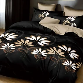 Posteľné obliečky Homa RELAN BLACK 7-dielna sada 140x200 cm