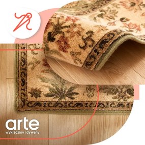 Koberec Agnella Isfahan Olandia olivový