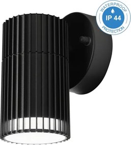 Vonkajšie nástenné bodové svietidlo LANTHEA 1xGU10/11W/230V IP44 čierna