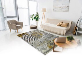 Oriental Weavers, Kusový koberec Zoya 153 X – na von aj na doma, 160x235, šedá, chodba / predsieň