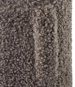 Tmavohnedý taburet z textílie buklé Teddy – Blomus