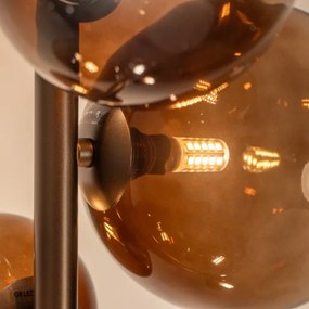 Brilagi - LED stojacia lampa MILLA 7xG9/3W/230V hnedá/dymová hnedá