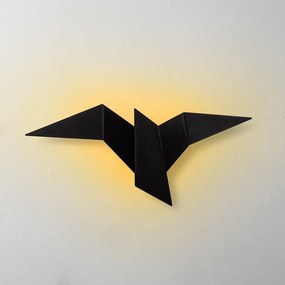 Čierne LED nástenné svietidlo Pacali – Opviq lights